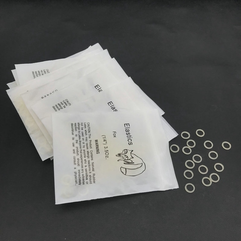 10packs/1000pcs Dental Elastic Rubber Bands 3.5oz Orthodontic Braces bands ► Photo 1/6