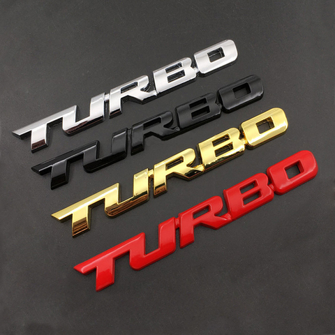 3D Emblem TURBO METAL GRILL Rear Trunk Car Badge car sticker for Audi BMW Ford focus VW skoda seat Peugeot lada Renault Hyundai ► Photo 1/6