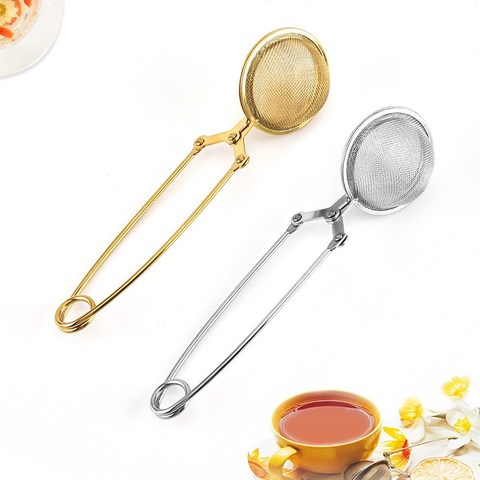 Tea Infuser Stainless Steel Sphere Mesh Tea Strainer Coffee Herb Spice Filter Diffuser Handle Tea Ball Match Tea Bags ► Photo 1/6