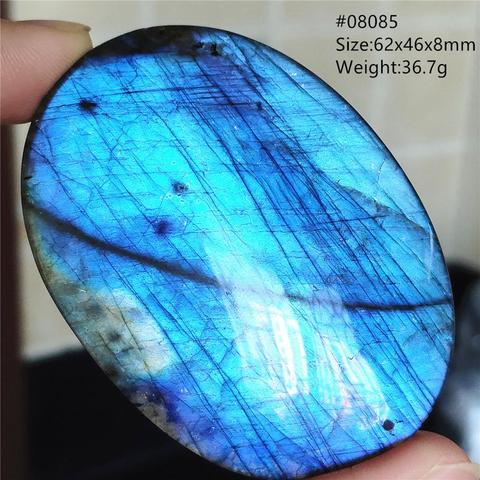 Genuine Natural Purple Labradorite Blue Light Women Men Pendant Love Crystal Fashion Rare Stone Necklace Pendant AAAAA ► Photo 1/6