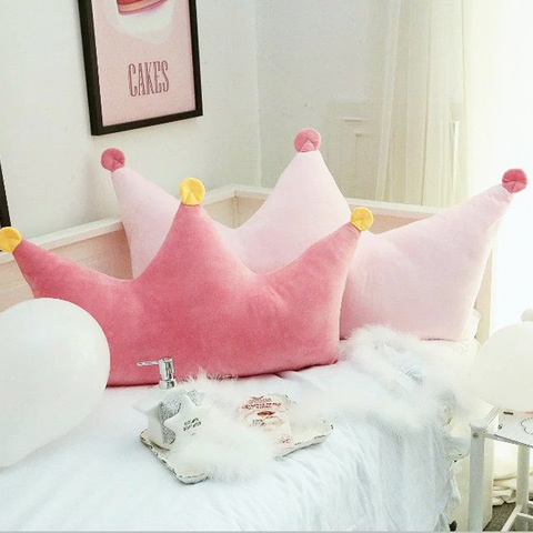 Baby Plush Toy Cartoon Crown Shape Pillow Pink Cushion Gift Birthday Party Room Decoration Boy Girls Sleeping Bedding Pillows ► Photo 1/5