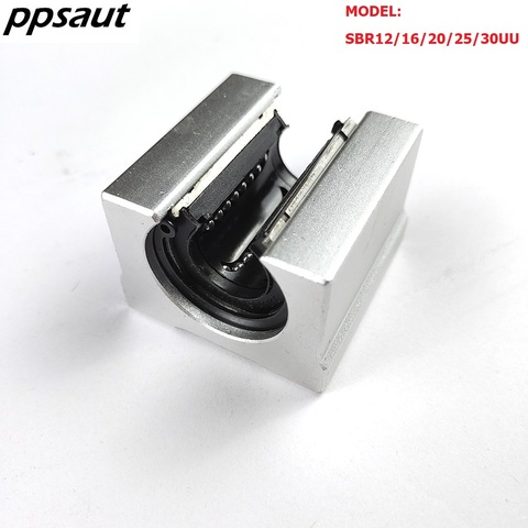 4PCS SBR30UU SBR25UU SBR20UU SBR16UU SBR12UU Linear Ball Bearing Block Open Type CNC Router SBR Linear Guide ► Photo 1/4