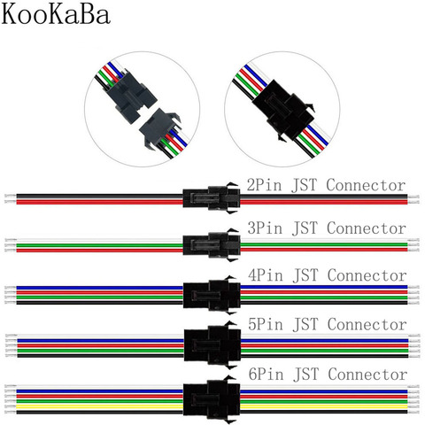 2/3/4/5/6Pin JST LED Connector Male And Female For WS2811/WS2812B/SK6812/WS2813/WS2815 Led Strip Light ► Photo 1/6