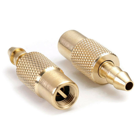 1PC Car Clip Clamp Connector Adapter dropshipping Auto Brass 6mm Tyre Wheel Tire Air Chuck Inflator Pump Valve ► Photo 1/6