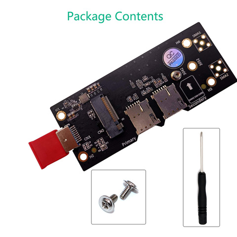 XT-XINTE for NGFF M.2 Key B to USB 3.0 Adapter Riser Card with Dual NANO SIM Card Slot for Connector for WWAN/LTE Module ► Photo 1/6