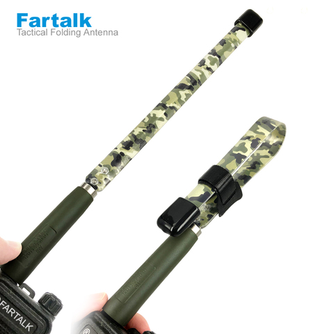 Camouflage Tactical Antenna Foldable For Yaesu TYT Motorola GP88s Baofeng UV-5R UV-9R Walkie Talkie Radio SMA Female Male TNC ► Photo 1/6