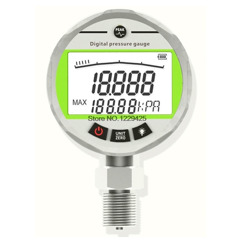 Dia 60mm Stainless Steel Intelligent Precision Digital Pressure Gauge Vacuum Water Hydraulic Pressure Electrical Contact ► Photo 1/2