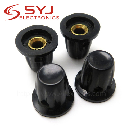 10pcs/lot Bakelite potentiometer knob hole: 4MM for WH5 WXD3-13 K17-01 potentiometer In Stock ► Photo 1/1