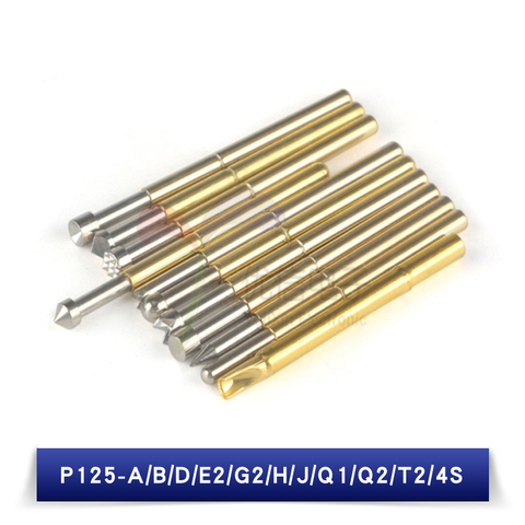 20Pcs Spring Test Probe Pogo Pin P125-A P125-B  P125-D  P125-E2  P125-G2  P125-H P125-J P125-Q1 P125-Q2 P125-T2 ► Photo 1/6