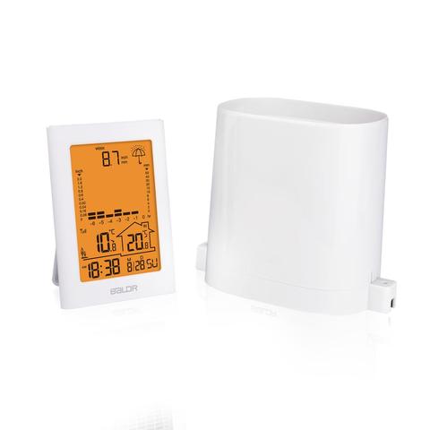 Baldr Wireless Rain Meter Gauge Weather Station indoor/outdoor temperature Recorder  dropship ► Photo 1/6