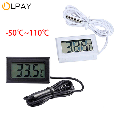 Car Interior Temperature Meter Tools -50 to 110 Thermometer Mini Digital LCD Display Thermometer sensor Water Temp Gauges ► Photo 1/6