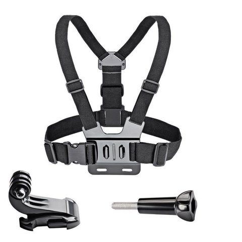 Chest Strap Mount Belt Sport Cam Fix for Gopro Hero 7/6/5 4K Action Camera Chest Mount Harness for SJCAM SJ4000 Bundle 1 Plastic ► Photo 1/6