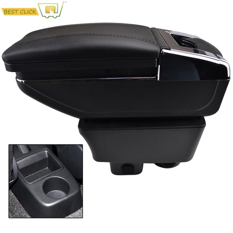 Arm Rest Rotatable For Skoda Fabia 2 2008-2013 Center Centre Console Storage Box Armrest 2009 2010 2011 2012 ► Photo 1/6