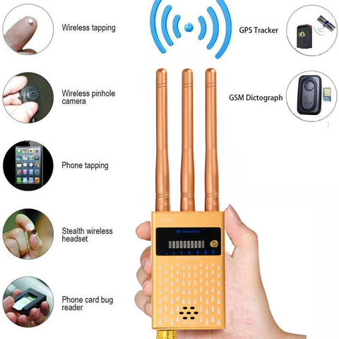 3 Antenna Professional G619 Anti Spy Detector RF CDMA Signal Finder For GSM Bug GPS Tracker Wireless Hidden Camera Eavesdropping ► Photo 1/1