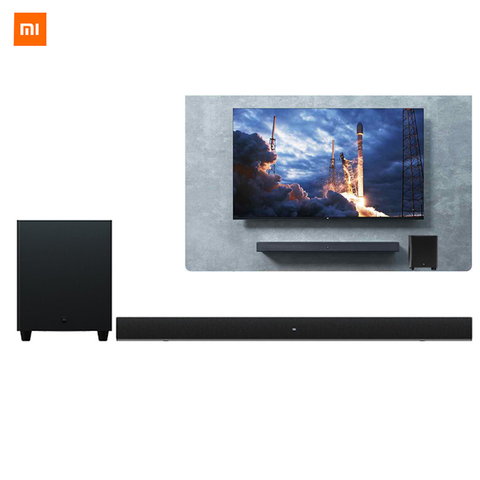 Original Xiaomi Mi TV SoundBar And 6.5 Inchs Subwoofer 100W Home Theater 5 Sound Units 2.1 Channel Multi-input interface ► Photo 1/6