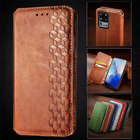 Flip Leather Case For Samsung Galaxy S20 FE Ultra S10 S9 Plus A42 A21S F41 A12 A02S A51 A71 A31 A41 A11 M31S M31 M21 Phone Cover ► Photo 1/6