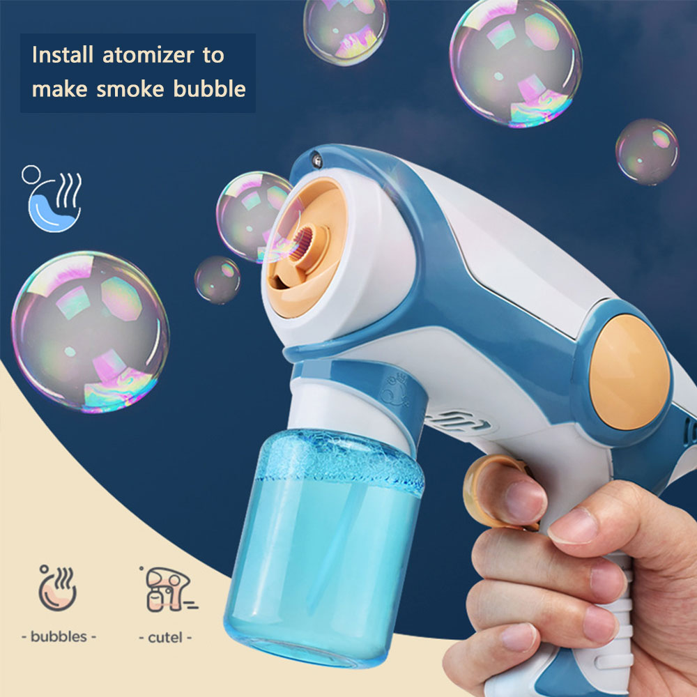 Bubble Blower Machine Electric Fan Automatic Soap Bubble Maker Gun Random  20 