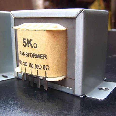 Japan Z11 iron core, single-ended headphone amplifier output transformer 2W 5KΩ, secondary: 0-50Ω-150Ω-300Ω-600Ω ► Photo 1/1