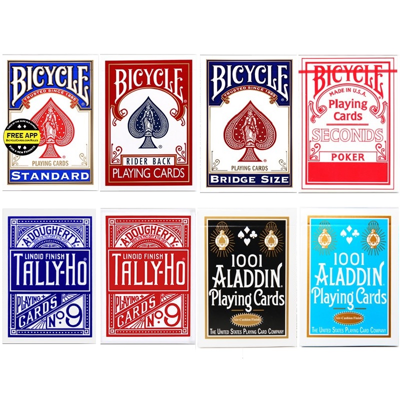 Sealed Bicycle Standard Rider Back Playing Cards Red or Blue 