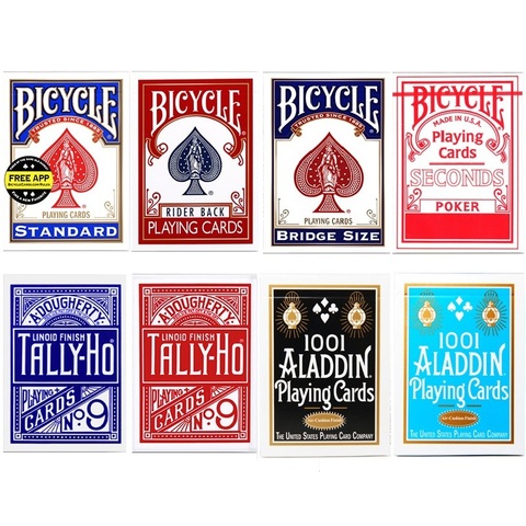Bicycle Rider Back Standard Index Playing Cards Red/Blue Deck Seconds Poker New Sealed USPCC USA Magic Cards Magic Tricks Props ► Photo 1/6