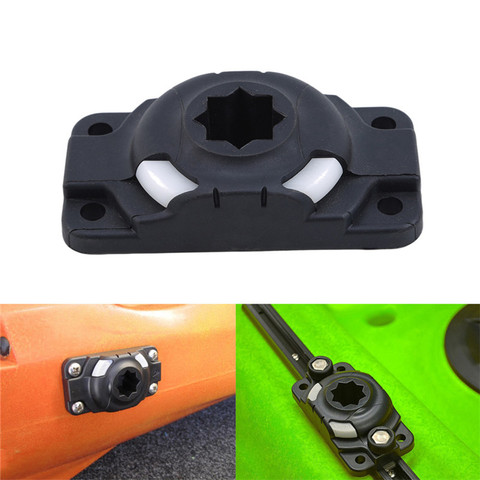 1PC Inflatable Kayak Rod Holder Mount Base Boat Canoe Slide Rail Kayak Fishing Rod Accessories without Screws ► Photo 1/6