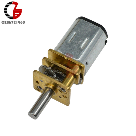 GA12-N20 DC Gear Motor 3V 6V 12V 30 60 100 200 300 400 500 600 800 1000 2000 RPM RPM Linear Motor for Fan Car Hobby Toy RC Car ► Photo 1/4