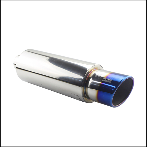 Car Styling Exhaust System Pipe Tail Universal Racing Muffler High Quality Stainless Steel 2.5