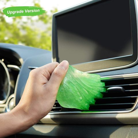 1pc Car Wash Mud Cleaner Interior Dashboard Air Vent Keyboard Cleaning Gel Jelly Mobile Computer Gap Dust Dirt Cleaner Tool ► Photo 1/6