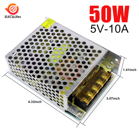 AC 110V/220V To DC 5V 20W 25W 50W Switching Power Supply Transformer for LED Strip smart home ► Photo 1/6