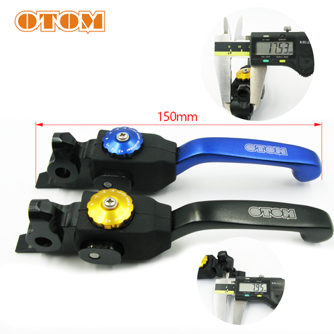 OTOM Motorcycle CNC Remodel Front Brake Lever Pivot Brake Motocross Foldable Handle Lever 7 Gears Adjustable For KTM ► Photo 1/6