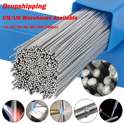 10/20/30/40/50/100PCs No Need Solder Powder Aluminum Welding Rod 1.6/2MM Brazing Low Temperature Aluminum Solder Soldering Rod ► Photo 1/6