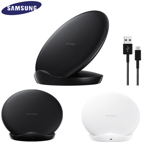 Original Samsung Fast Wireless Charger Qi Stand For Samsung Galaxy S20 10 S9 S8 Plus S7 Note10 + iPhone 8 Plus X Pad EP-N5100 ► Photo 1/6