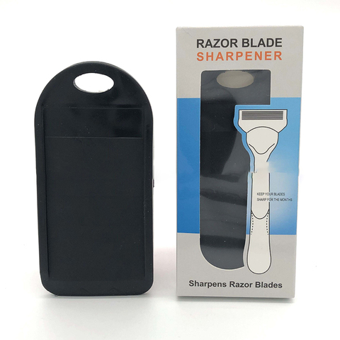 Razor Blades Sharpener, Shaver Blade Sharpener Cleaner Pad, Shaving Razor Blade Care Cleaning Tool for Extend Life, Black ► Photo 1/6