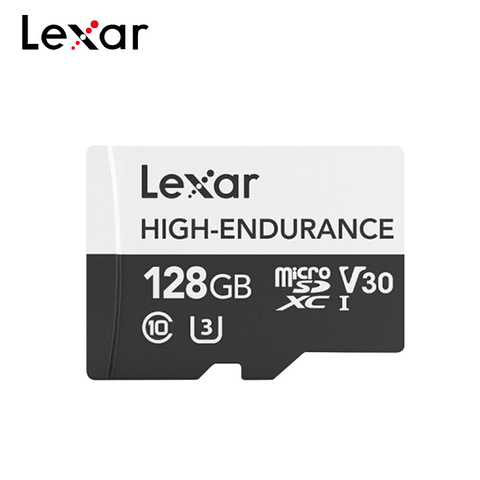 Original Lexar High Endurance Micro SD Card 32gb 64gb 128gb V10 V30 SDHC SDXC C10 Memory Card Microsd Card For Videos Storage ► Photo 1/5