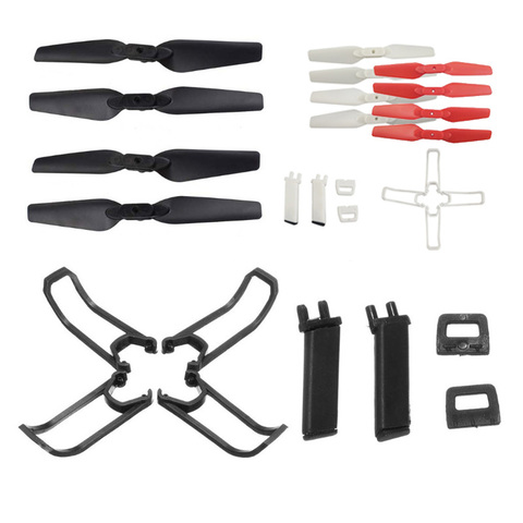 RC Quadcopter Spare Parts Propeller Blades Landing Gear Propeller Guard Protection Cover Set For Eachine E58  JY019 Drone ► Photo 1/6