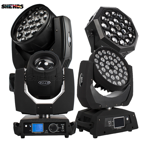 19x15W Wash /36x18W /12W LED Zoom Moving Head 7R Beam light 18x12W Bee eye Par lights Projector For DJ Disco Party stage Ball ► Photo 1/6