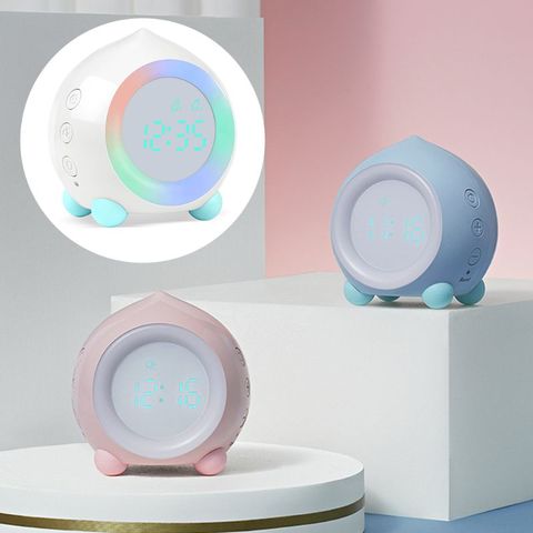 1 Set Children Digital Alarm Clock Sunrise Simulator with LED Night Light Lamp for Boys Girls Bedroom Decoration ► Photo 1/6