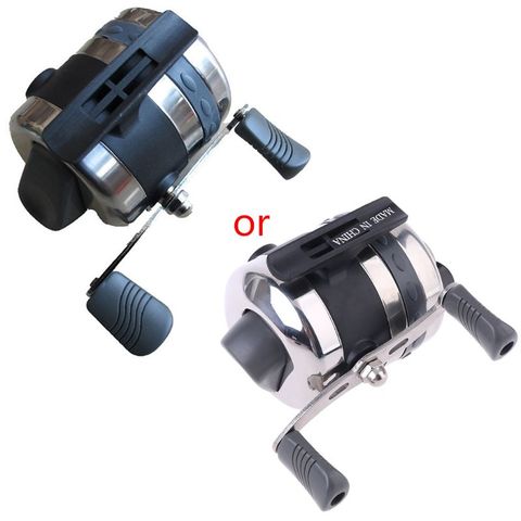 Fishing Reel for Slingshot Shooting Dart Stainless Steel Closed Fishing Wheel Outdoor Hunting ► Photo 1/6