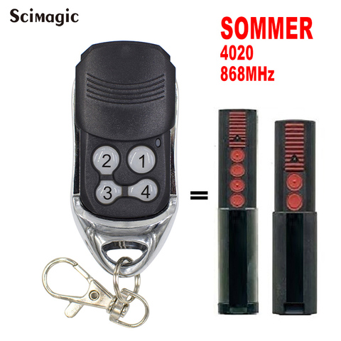 SOMMER 4020 Garage door remote control rolling code for SOMMER 868mhz telecommande command transmitter ► Photo 1/6