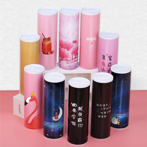 2022 NEW Creative Whiteboard Pencil Case With Solar Calculator Magnetic Switch Kawai Cartoon Pen Box School Writing Case Factory ► Photo 1/6