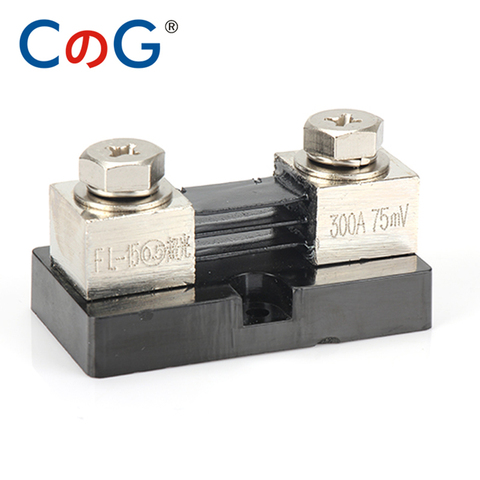 CG FL-15 0.5 Class 200A 300A 75mV Shunts Brass Current Electrical Plating Tolerance 0.5% DC Mount Shunt Resistor With Base ► Photo 1/4