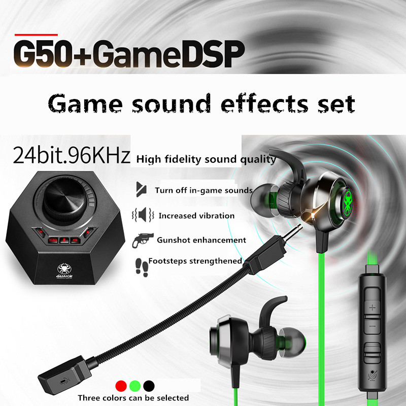 New PLEXTONE G50 in-ear wired headset Game DSP sound