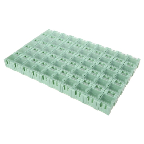 50 Pcs/Set SMD SMT Electronic Component Container Mini Storage Boxes kit ► Photo 1/6