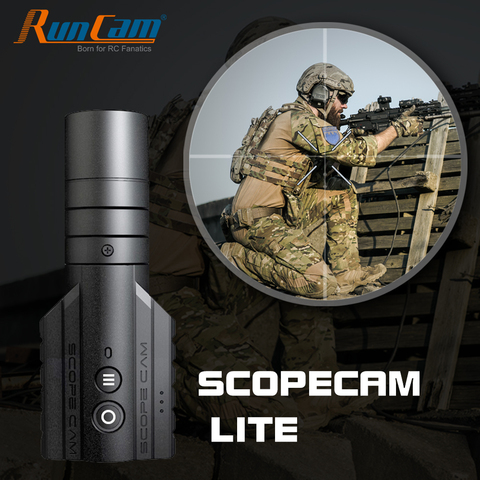 RunCam Scope Cam Lite Scopecam airsoft Camera 1080P HD Action Camera Built-in WiFi iOS/Android APP 850mAh Replaceable Battery ► Photo 1/5