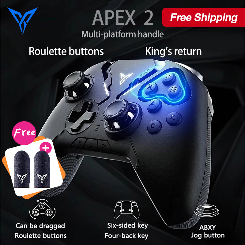 Buy Online Flydigi Apex 2 Bluetooth Gamepad 2 4g Dnf Six Axis Somatosensory Game Controller For Ios Android Mobile Phone Accessories Alitools