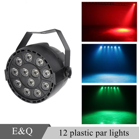 Hot sound Control LED Flat Par Light RGB Dmx 8 CH Party Disco DJ Professional Stage DMX512 Light Party Dance Show ► Photo 1/6