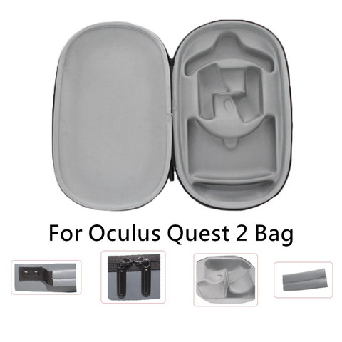 For Oculus Quest 2 VR Gaming Headset Travel Carrying Case Hard EVA Protective Bag For Oculus Quest2 VR Accessories Storage Box ► Photo 1/6