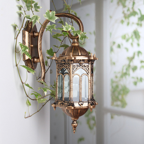 Newest popular retro outdoor wall light favorable europe villa sconce lamp waterproof exterior garden doorway lighting ► Photo 1/5