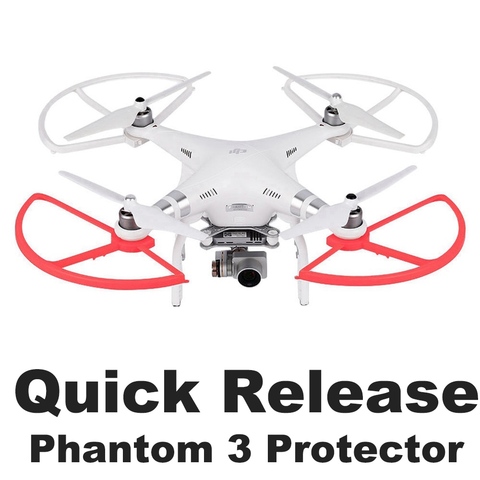4PCS Quick Release Propeller Protector Guard for DJI Phantom 3 Phantom 2 Drone Blade Bumper Props Wing Protective Spare Parts ► Photo 1/6