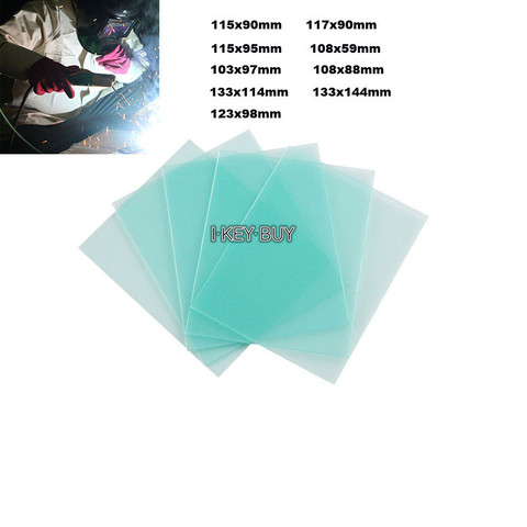 10Pcs/Lot Protective Plastic Plate(PC) Cover Auto Darkening For Welding Mask / Glass Filter Replacement / Helmet Free Shipping ► Photo 1/3